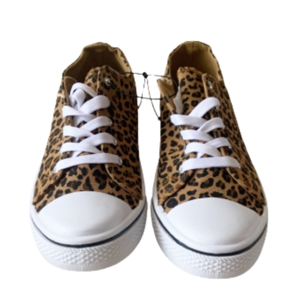 • NEW Coas’s Leopard Print Canvas Sneakers •